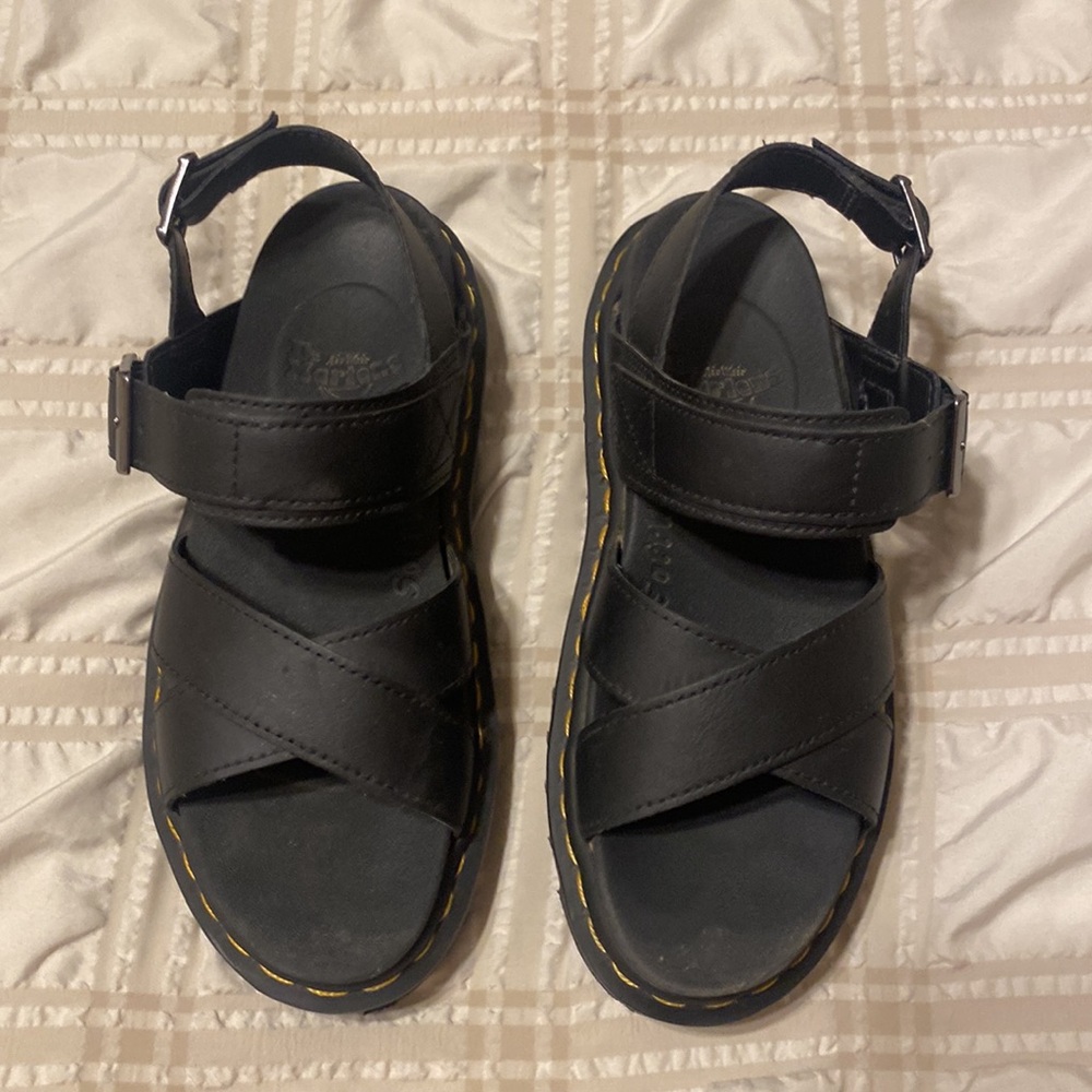 Dr. Martens VOSS II Athena Leather Strap Sandals - Picture 3 of 10